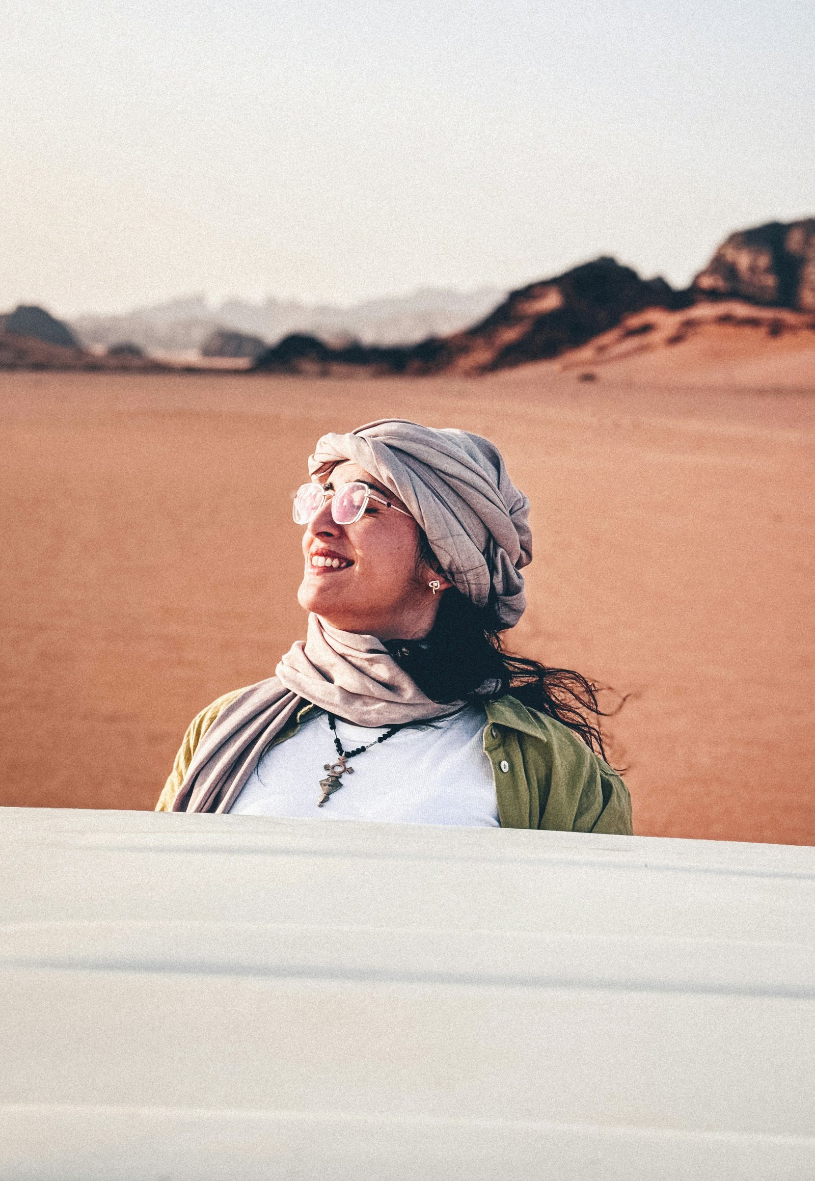 Luxury desert camp interior with Berber rugs and private tent, Sahara Morocco